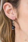 Paparazzi "In A Bind" Black 198XX Necklace & Earring Set Paparazzi Jewelry