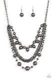 Paparazzi "Urban Riches" Black Necklace & Earring Set Paparazzi Jewelry