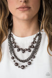 Paparazzi "Urban Riches" Black Necklace & Earring Set Paparazzi Jewelry