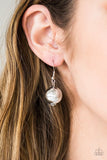 Paparazzi "Glamour Glare" Silver Necklace & Earring Set Paparazzi Jewelry