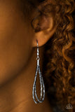 Paparazzi "Ice Storm" Black 202XX Necklace & Earring Set Paparazzi Jewelry