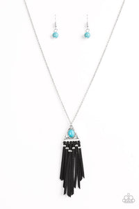 Paparazzi "Grand Cherokee" Blue Necklace & Earring Set Paparazzi Jewelry