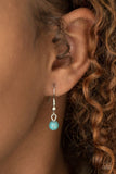 Paparazzi "Sassy Stonehenge" Blue Necklace & Earring Set Paparazzi Jewelry