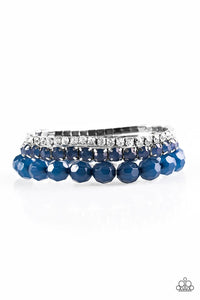 Paparazzi "Beautiful Bravado" Blue Bracelet Paparazzi Jewelry