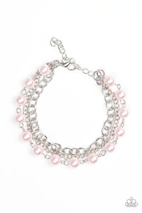 Paparazzi "Classically Cambridge" Pink Bracelet Paparazzi Jewelry