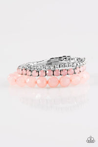 Paparazzi "Beautiful Bravado" Pink  Bracelet Paparazzi Jewelry