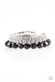 Paparazzi "Beautiful Bravado" Black Bracelet Paparazzi Jewelry