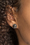 Paparazzi "Away We GLOW!" Black Post Earrings Paparazzi Jewelry