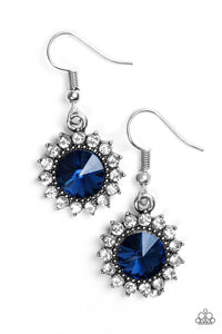 Paparazzi "Bring In The BEAM Team" Blue Earrings Paparazzi Jewelry