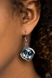 Paparazzi "Prestigious Shimmer" Blue Earrings Paparazzi Jewelry
