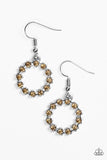 Paparazzi "Be Bubbly" Brown Earrings Paparazzi Jewelry