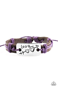 Paparazzi "Reckless Love" Purple Bracelet Paparazzi Jewelry
