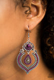 Paparazzi "Congo Cadence" Purple Earrings Paparazzi Jewelry