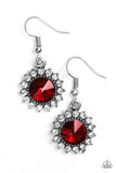 Paparazzi "Bring In The BEAM Team" Red Earrings Paparazzi Jewelry