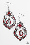 Paparazzi "Congo Cadence" Red Earrings Paparazzi Jewelry