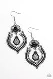 Paparazzi "Congo Cadence" Black Earrings Paparazzi Jewelry