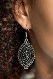 Paparazzi "Pretty Prestigious" Black Earrings Paparazzi Jewelry