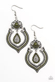 Paparazzi "Congo Cadence" Green Earrings Paparazzi Jewelry