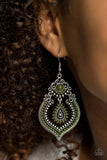 Paparazzi "Congo Cadence" Green Earrings Paparazzi Jewelry