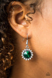 Paparazzi "Bring In The BEAM Team" Green Earrings Paparazzi Jewelry
