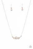 Paparazzi "Star Gazing Shimmer" Rose Gold Necklace & Earring Set Paparazzi Jewelry