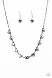 Paparazzi "If My Heart Had Wings" Black Necklace & Earring Set Paparazzi Jewelry