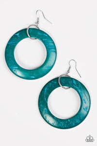 Paparazzi "Rockin Moroccan" Blue Earrings Paparazzi Jewelry