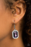 Paparazzi "Crown Court" Purple Earrings Paparazzi Jewelry