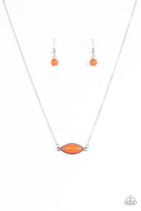 Paparazzi "Desert Idol" Orange Necklace & Earring Set Paparazzi Jewelry