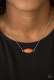 Paparazzi "Desert Idol" Orange Necklace & Earring Set Paparazzi Jewelry