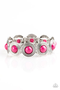 Paparazzi "Adventurously Amazon" Pink Bracelet Paparazzi Jewelry