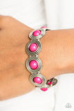 Paparazzi "Adventurously Amazon" Pink Bracelet Paparazzi Jewelry