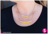 Paparazzi "In the Swing of Things - Yellow" necklace Paparazzi Jewelry