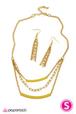 Paparazzi "In the Swing of Things - Yellow" necklace Paparazzi Jewelry