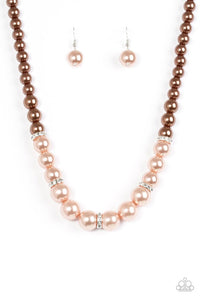 Paparazzi "You Had Me At Pearls" Multi Necklace & Earring Set Paparazzi Jewelry
