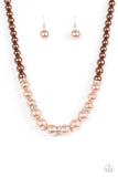 Paparazzi "You Had Me At Pearls" Multi Necklace & Earring Set Paparazzi Jewelry