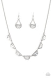 Paparazzi "Egyptian Empire" Silver Necklace & Earring Set Paparazzi Jewelry