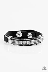 Paparazzi "A Walk In The SPARK" Black 110XX Wrap Bracelet Paparazzi Jewelry