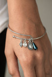Paparazzi "Gracefully Graceful" Blue Bracelet Paparazzi Jewelry