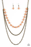 Paparazzi VINTAGE VAULT REPO "Right On The Money" Multi Necklace & Earring Set Paparazzi Jewelry