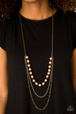 Paparazzi "Right On The Money" Multi Necklace & Earring Set Paparazzi Jewelry