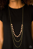 Paparazzi VINTAGE VAULT REPO "Right On The Money" Multi Necklace & Earring Set Paparazzi Jewelry