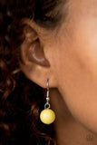 Paparazzi "Rio Rhythm" Yellow Necklace & Earring Set Paparazzi Jewelry
