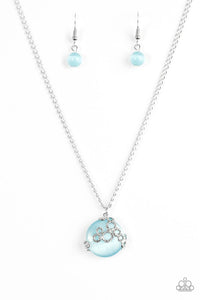 Paparazzi "Bubbles Over" Blue Necklace & Earring Set Paparazzi Jewelry