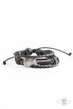 Paparazzi "Lead Guitar" Black Bracelet Unisex Paparazzi Jewelry