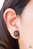 Paparazzi "Garden Glee" Copper Post Earrings Paparazzi Jewelry