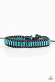 Paparazzi "Trail Tracker" Blue Urban Bracelet Unisex Paparazzi Jewelry