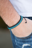 Paparazzi "Trail Tracker" Blue Urban Bracelet Unisex Paparazzi Jewelry