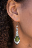 Paparazzi "You Know HUE" Green Earrings Paparazzi Jewelry