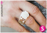 Paparazzi "Precious Moments" White Ring Paparazzi Jewelry